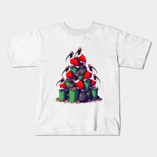 Xmas Bin Chicken Kids T-Shirt